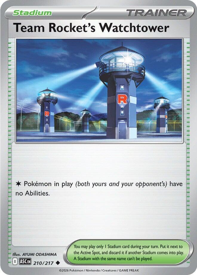 Team Rocket's Watchtower (210/217) [Mega Evolution: Ascended Heroes] | Cracking-Singles