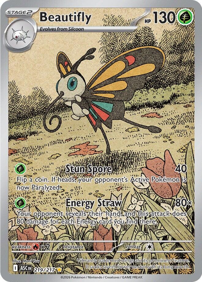 Beautifly (219/217) [Mega Evolution: Ascended Heroes] | Cracking-Singles