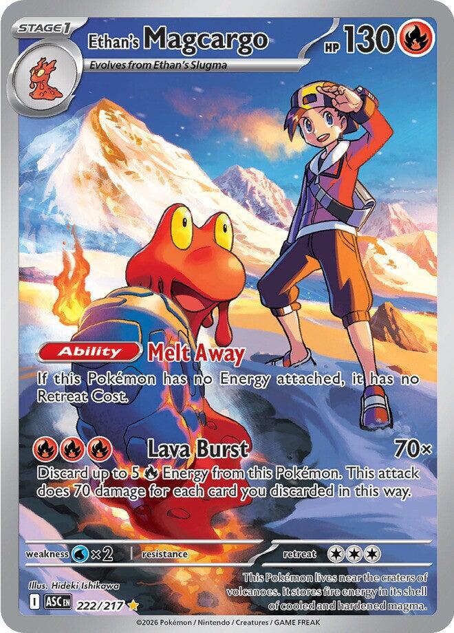 Ethan's Magcargo (222/217) [Mega Evolution: Ascended Heroes] | Cracking-Singles