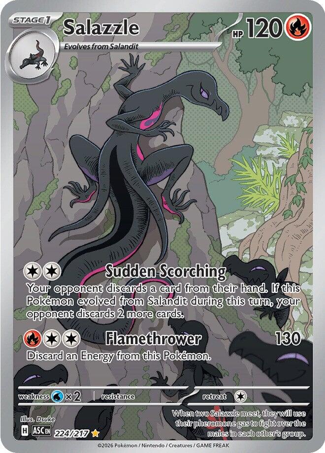 Salazzle (224/217) [Mega Evolution: Ascended Heroes] | Cracking-Singles