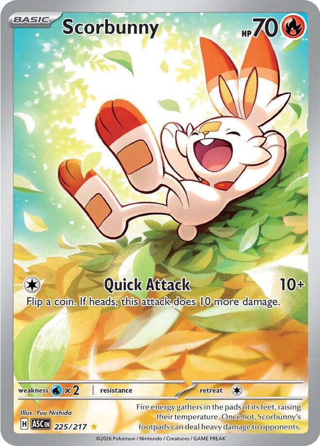 Scorbunny (225/217) [Mega Evolution: Ascended Heroes] | Cracking-Singles