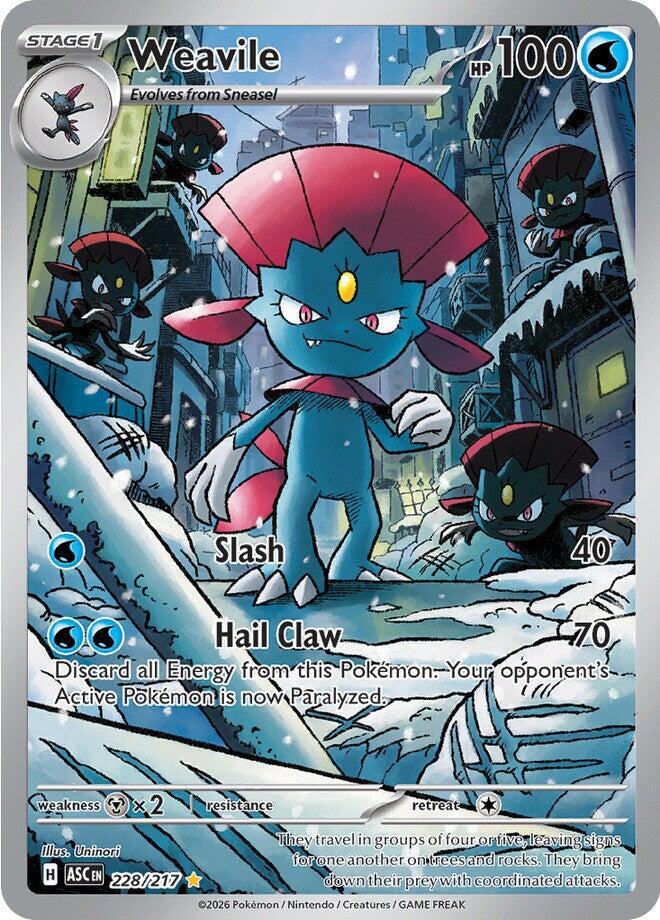 Weavile (228/217) [Mega Evolution: Ascended Heroes] | Cracking-Singles