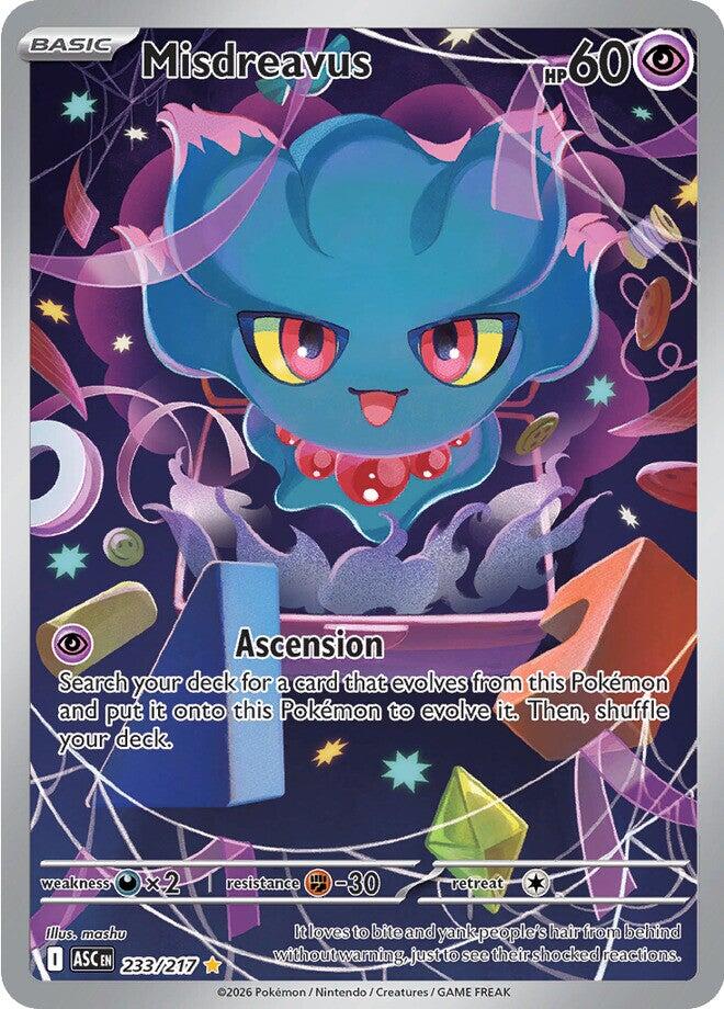Misdreavus (233/217) [Mega Evolution: Ascended Heroes] | Cracking-Singles