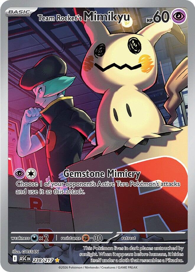 Team Rocket's Mimikyu (238/217) [Mega Evolution: Ascended Heroes] | Cracking-Singles