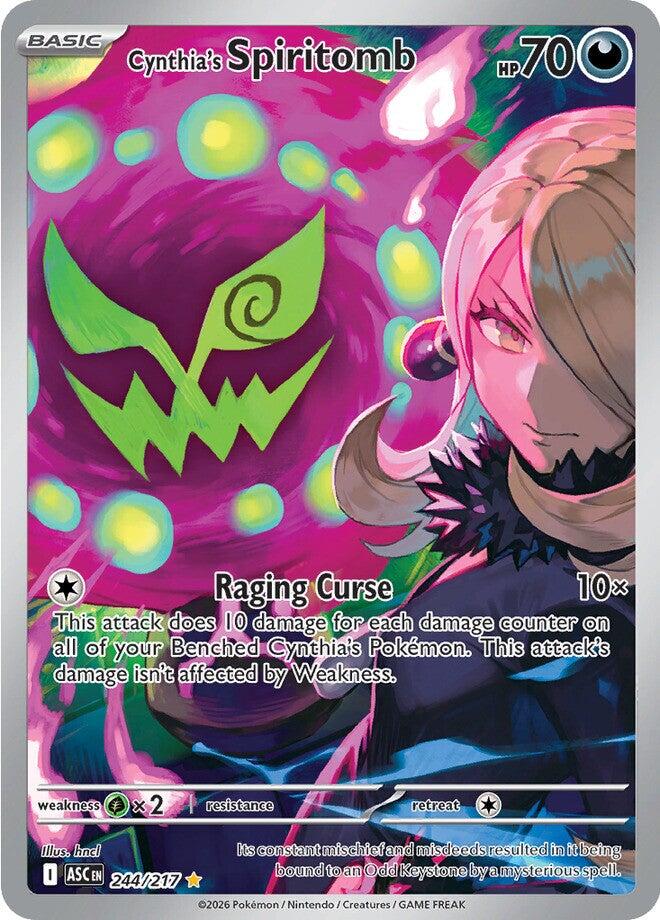 Cynthia's Spiritomb (244/217) [Mega Evolution: Ascended Heroes] | Cracking-Singles