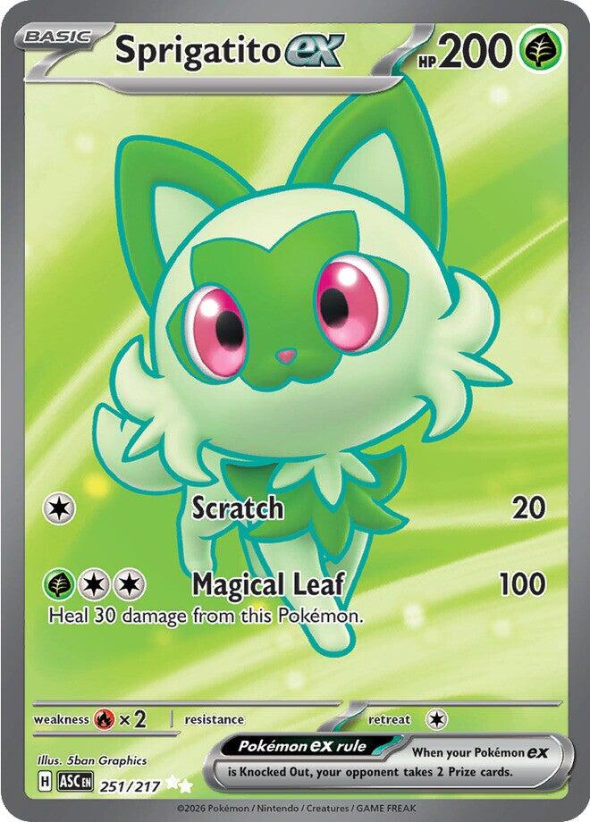 Sprigatito ex (251/217) [Mega Evolution: Ascended Heroes] | Cracking-Singles