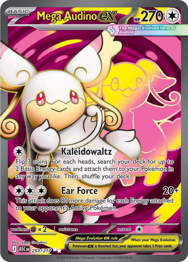 Mega Audino ex (253/217) [Mega Evolution: Ascended Heroes] | Cracking-Singles