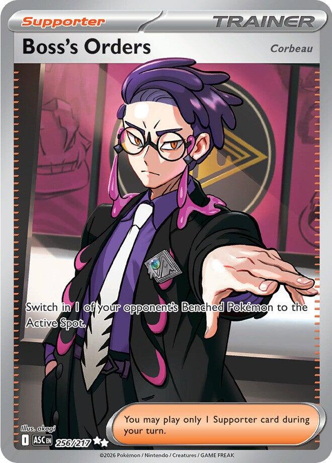 Boss's Orders [Corbeau] - 256/217 [Mega Evolution: Ascended Heroes] | Cracking-Singles