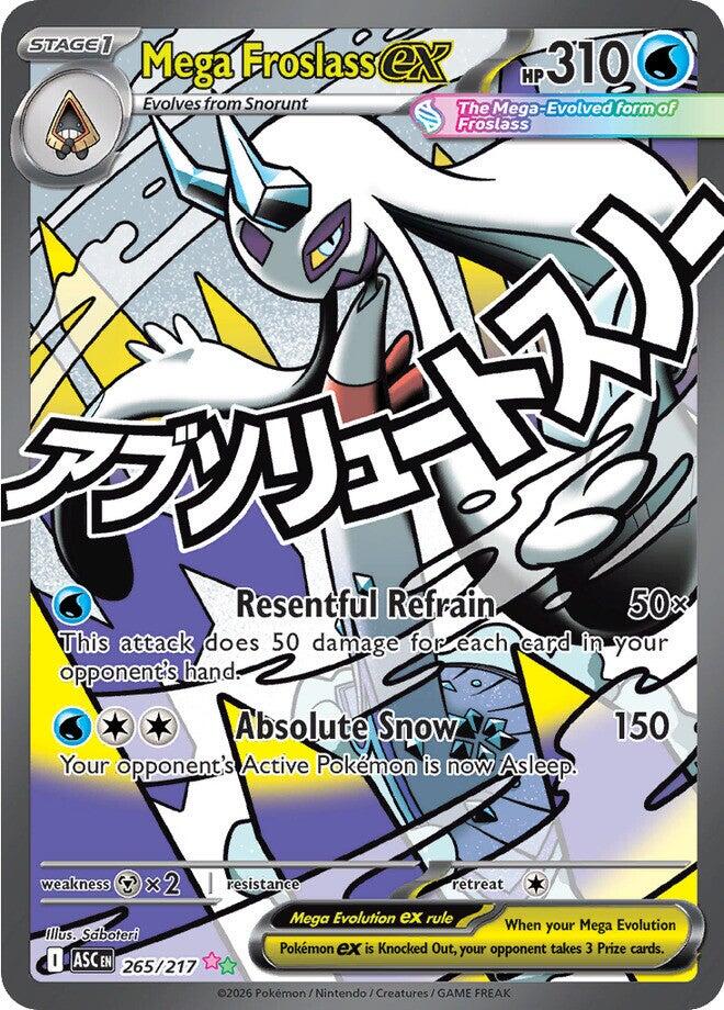 Mega Froslass ex (265/217) [Mega Evolution: Ascended Heroes] | Cracking-Singles