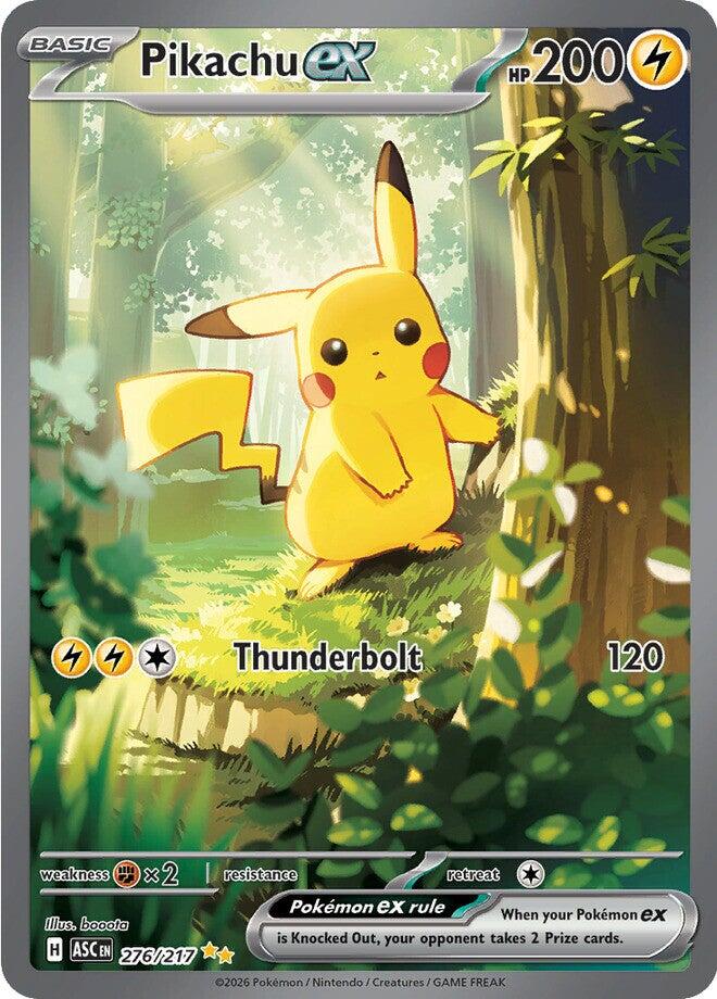 Pikachu ex (276/217) [Mega Evolution: Ascended Heroes] | Cracking-Singles