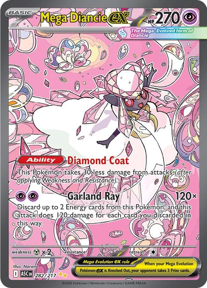 Mega Diancie ex (282/217) [Mega Evolution: Ascended Heroes] | Cracking-Singles