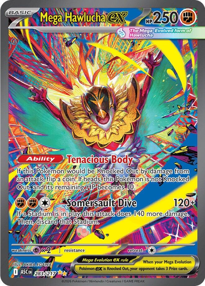 Mega Hawlucha ex (283/217) [Mega Evolution: Ascended Heroes] | Cracking-Singles