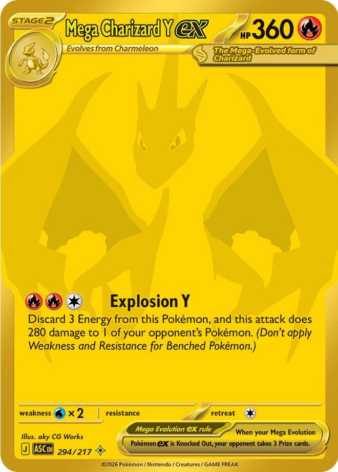Mega Charizard Y ex (294/217) [Mega Evolution: Ascended Heroes] | Cracking-Singles