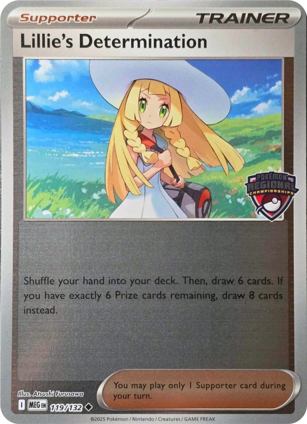 Lillie's Determination (119/132) (Regional Championships) [League & Championship Cards] | Cracking-Singles