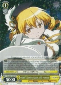 Mami's Confrontation with Homura (MM/W35-E001 RR) [Puella Magi Madoka Magica the Movie -Rebellion-] | Cracking-Singles