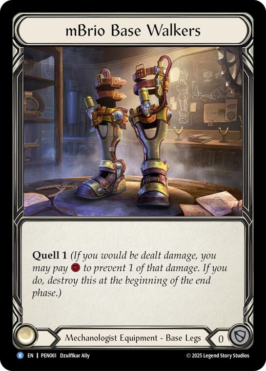 Mbrio Base Walkers [PEN061] (Compendium of Rathe)  Cold Foil | Cracking-Singles