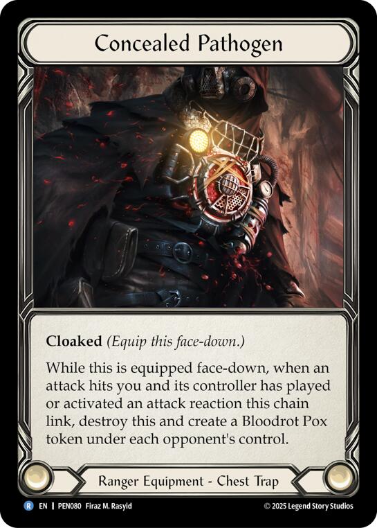 Concealed Pathogen [PEN080] (Compendium of Rathe)  Cold Foil | Cracking-Singles