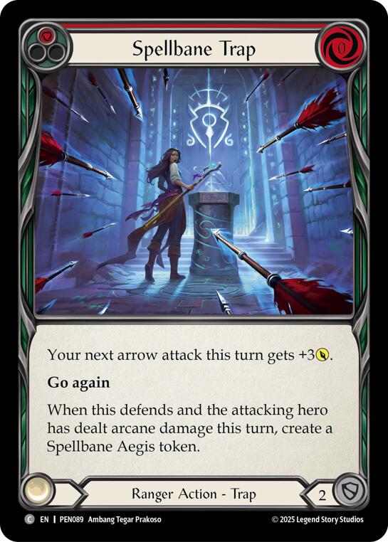 Spellbane Trap (Red) (Regular) [PEN089] (Compendium of Rathe) | Cracking-Singles