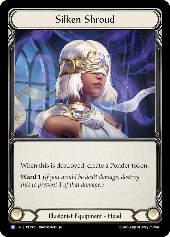 Silken Shroud [PEN123] (Compendium of Rathe)  Cold Foil | Cracking-Singles