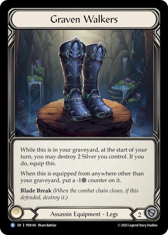 Graven Walkers [PEN140] (Compendium of Rathe)  Cold Foil | Cracking-Singles