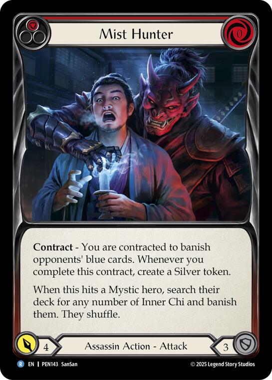 Mist Hunter (Red) (Regular) [PEN143] (Compendium of Rathe) | Cracking-Singles
