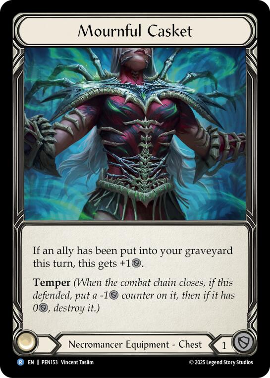 Mournful Casket [PEN153] (Compendium of Rathe)  Cold Foil | Cracking-Singles