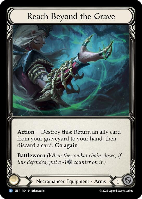Reach Beyond The Grave [PEN154] (Compendium of Rathe)  Cold Foil | Cracking-Singles