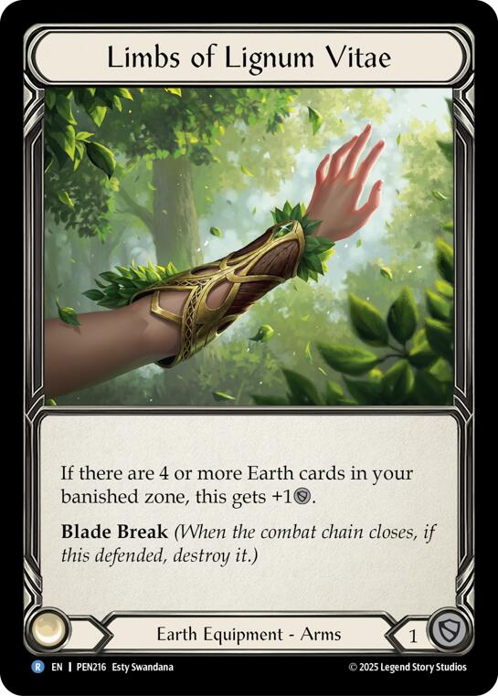 Limbs Of Lignum Vitae [PEN216] (Compendium of Rathe)  Cold Foil | Cracking-Singles