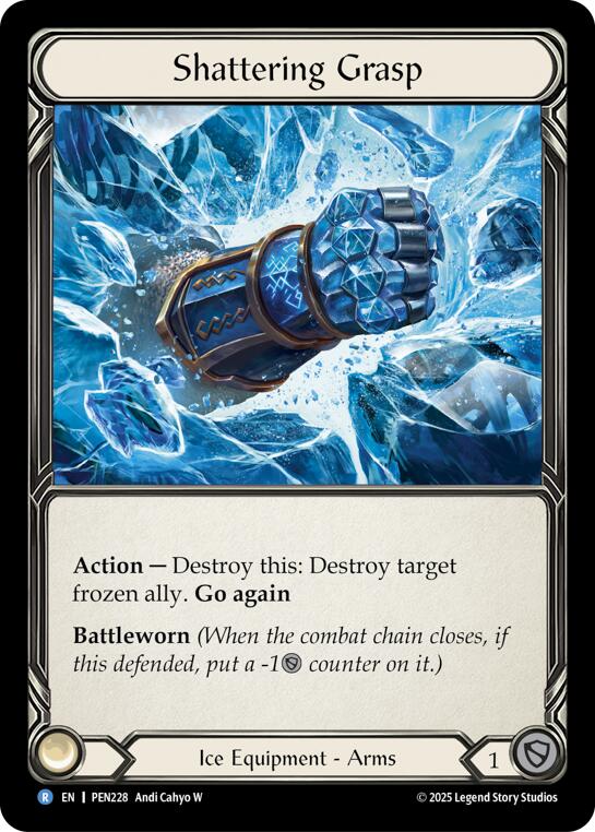 Shattering Grasp [PEN228] (Compendium of Rathe) | Cracking-Singles