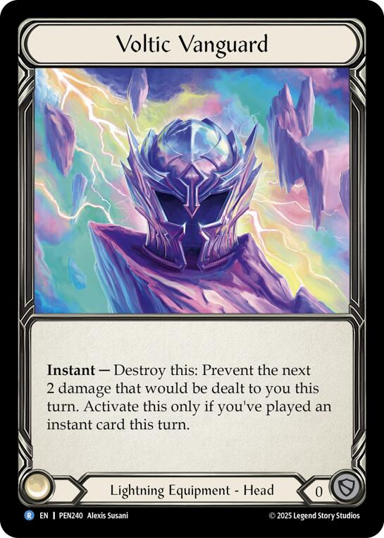 Voltic Vanguard [PEN240] (Compendium of Rathe)  Cold Foil | Cracking-Singles