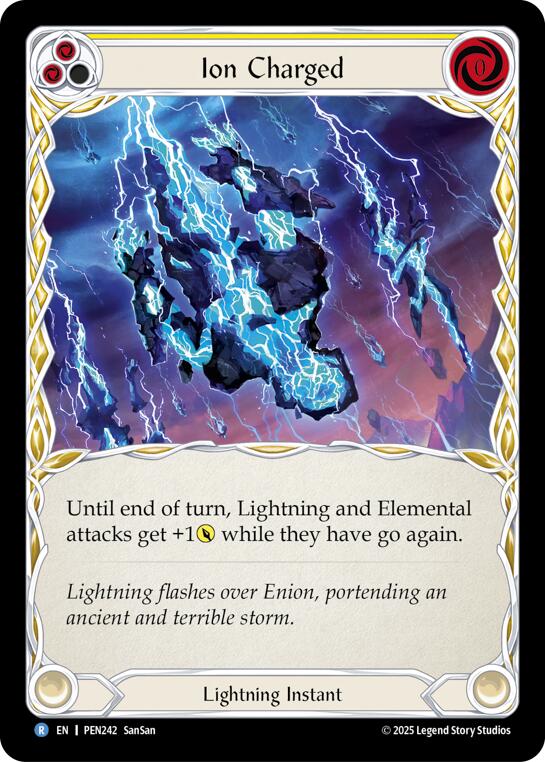 Ion Charged (Yellow) (Regular) [PEN242] (Compendium of Rathe) | Cracking-Singles