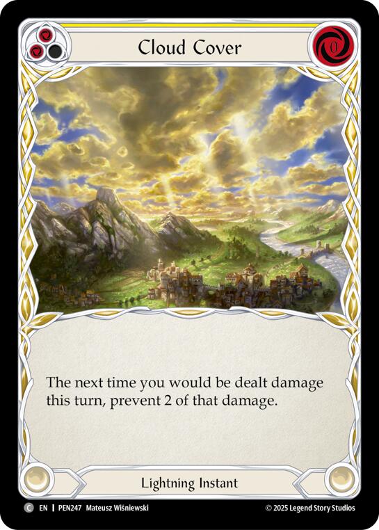 Cloud Cover (Yellow) (Regular) [PEN247] (Compendium of Rathe) | Cracking-Singles