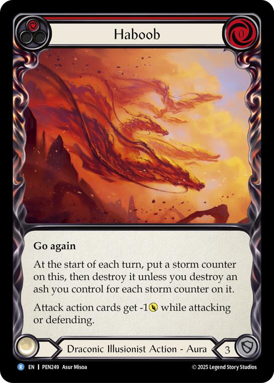 Haboob (Red) (Regular) [PEN249] (Compendium of Rathe) | Cracking-Singles