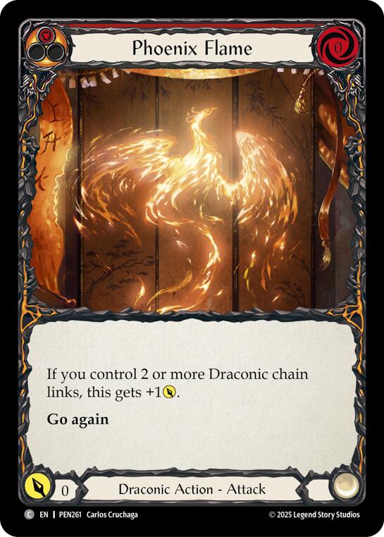 Phoenix Flame (Red) (Regular) [PEN261] (Compendium of Rathe) | Cracking-Singles
