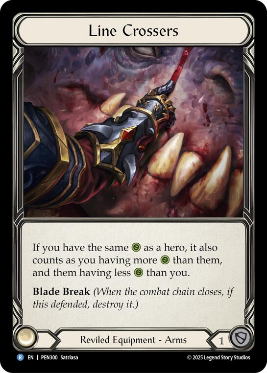 Line Crossers [PEN300] (Compendium of Rathe) | Cracking-Singles
