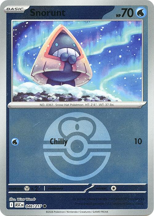 Snorunt (046/217) (Love Ball) [Mega Evolution: Ascended Heroes] | Cracking-Singles