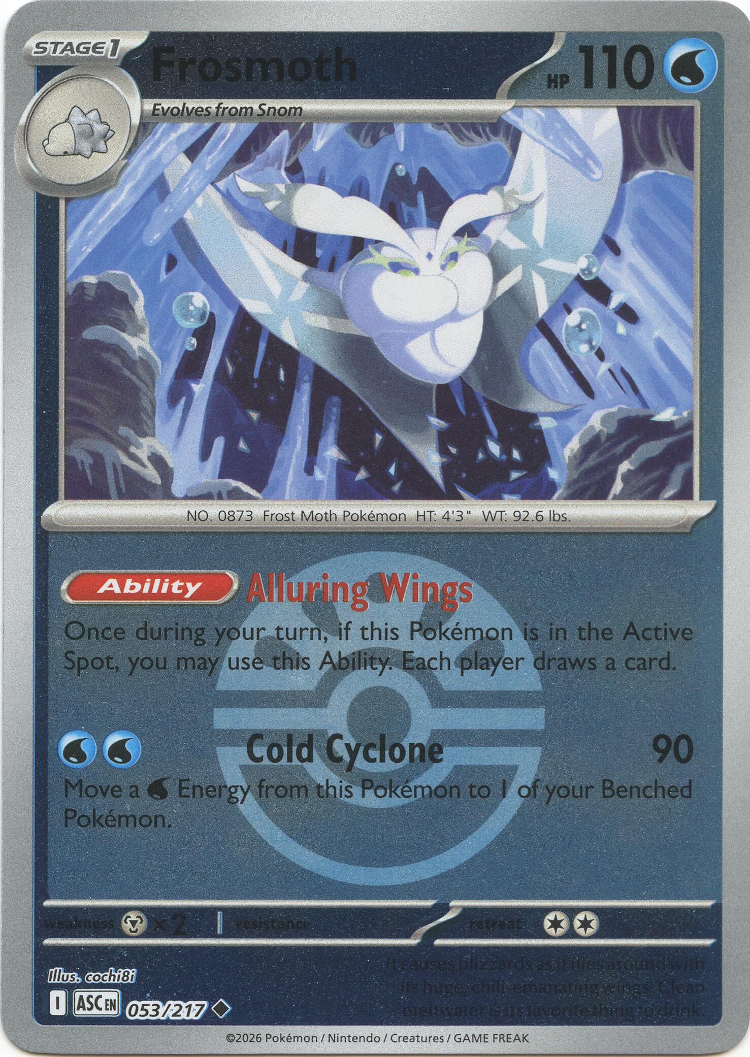 Frosmoth (053/217) (Friend Ball) [Mega Evolution: Ascended Heroes] | Cracking-Singles