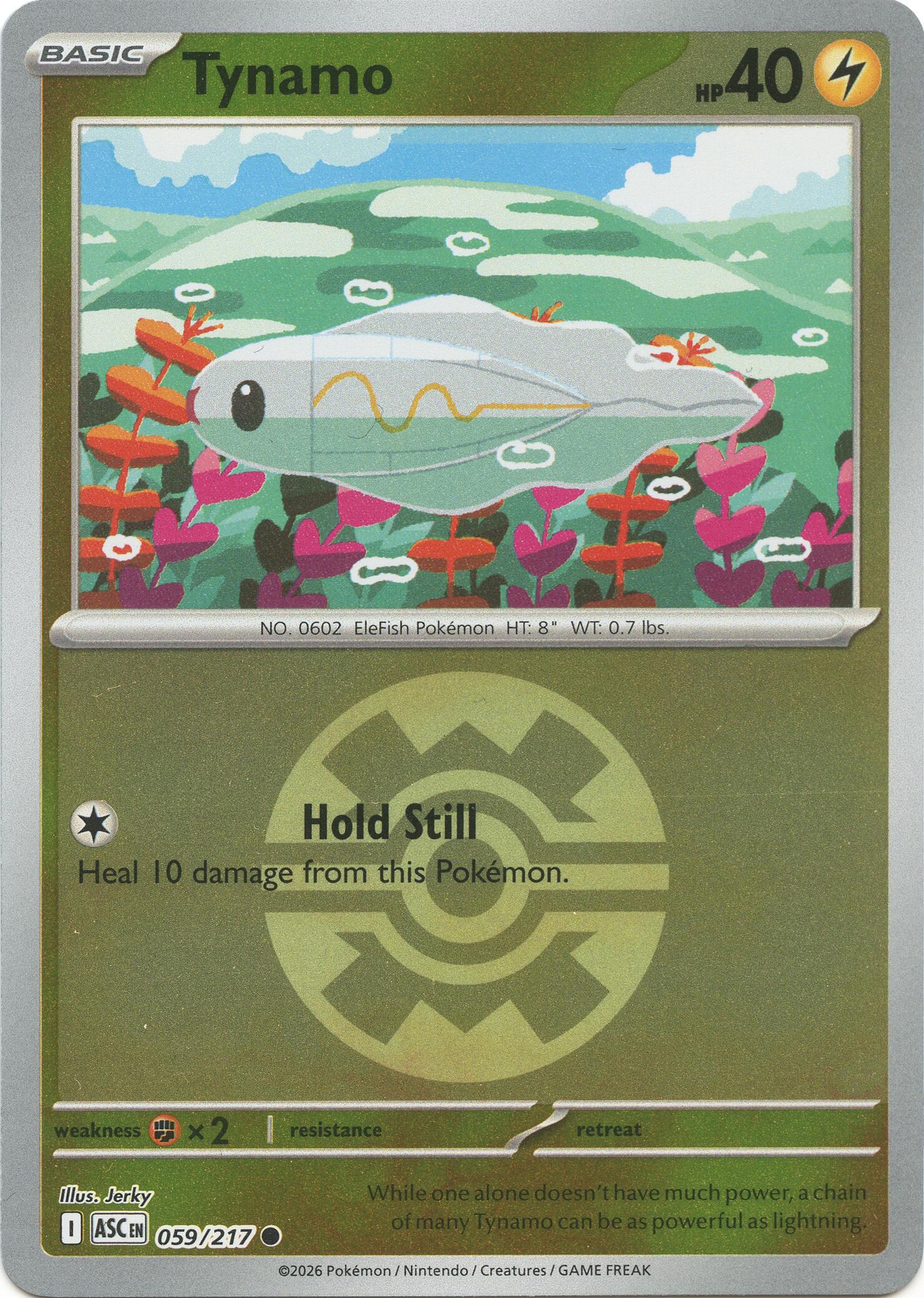 Tynamo (059/217) (Quick Ball) [Mega Evolution: Ascended Heroes] | Cracking-Singles
