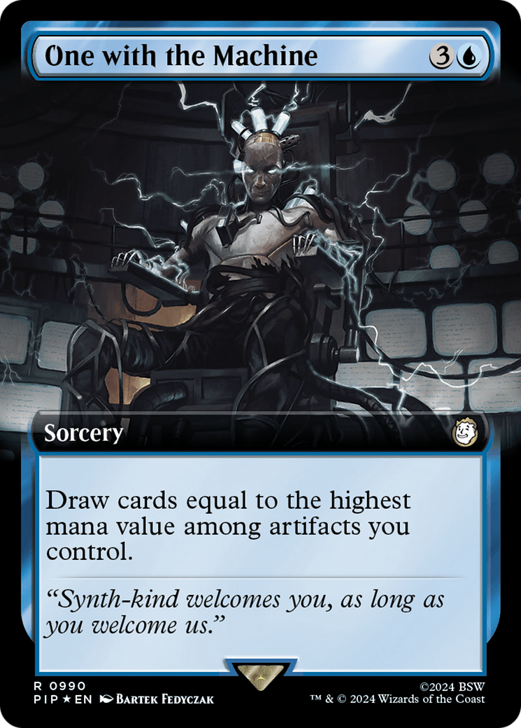 One with the Machine (Extended Art) (Surge Foil) [Fallout] | Cracking-Singles