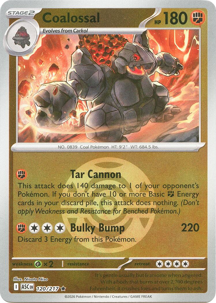 Coalossal (120/217) (Dusk Ball) [Mega Evolution: Ascended Heroes] | Cracking-Singles