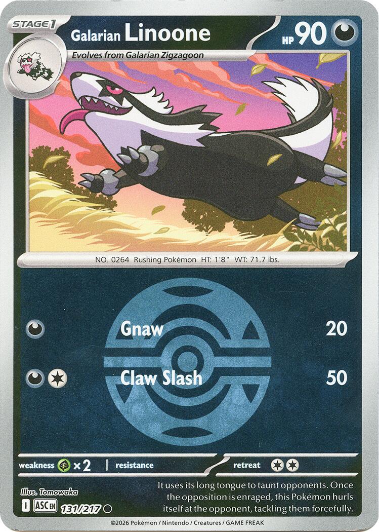 Galarian Linoone (131/217) (Dusk Ball) [Mega Evolution: Ascended Heroes] | Cracking-Singles