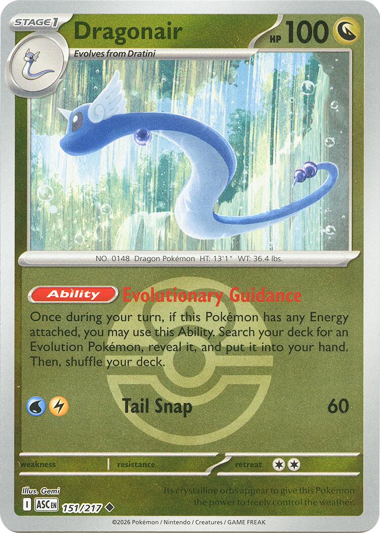 Dragonair (151/217) (Love Ball) [Mega Evolution: Ascended Heroes] | Cracking-Singles