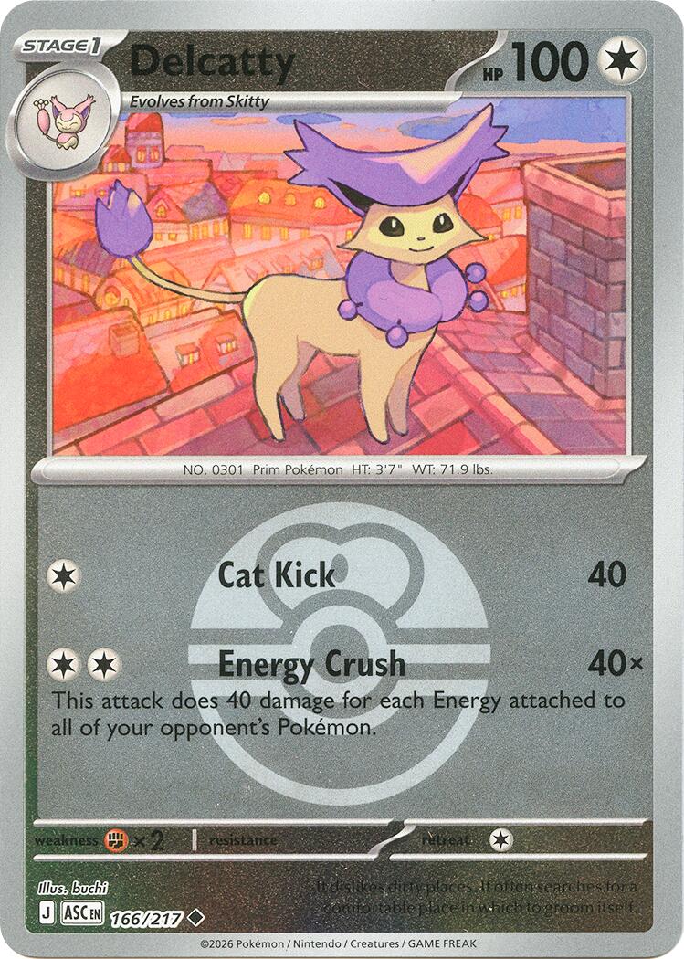 Delcatty (166/217) (Love Ball) [Mega Evolution: Ascended Heroes] | Cracking-Singles