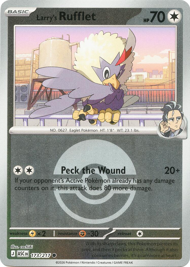 Larry's Rufflet (173/217) (Poke Ball) [Mega Evolution: Ascended Heroes] | Cracking-Singles