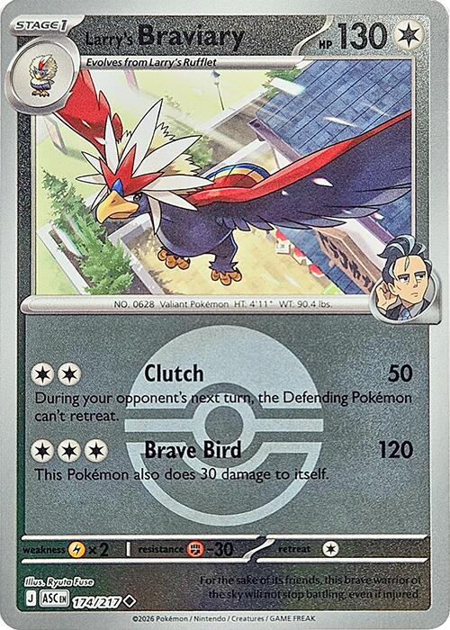 Larry's Braviary (174/217) (Poke Ball) [Mega Evolution: Ascended Heroes] | Cracking-Singles