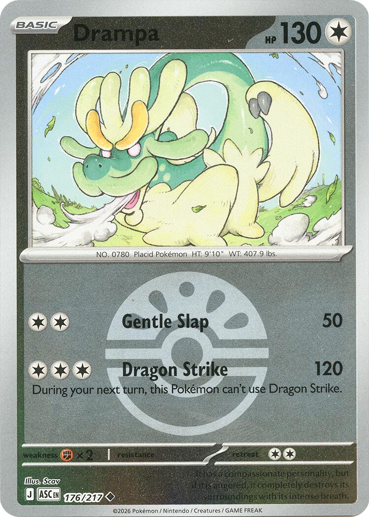 Drampa (176/217) (Friend Ball) [Mega Evolution: Ascended Heroes] | Cracking-Singles