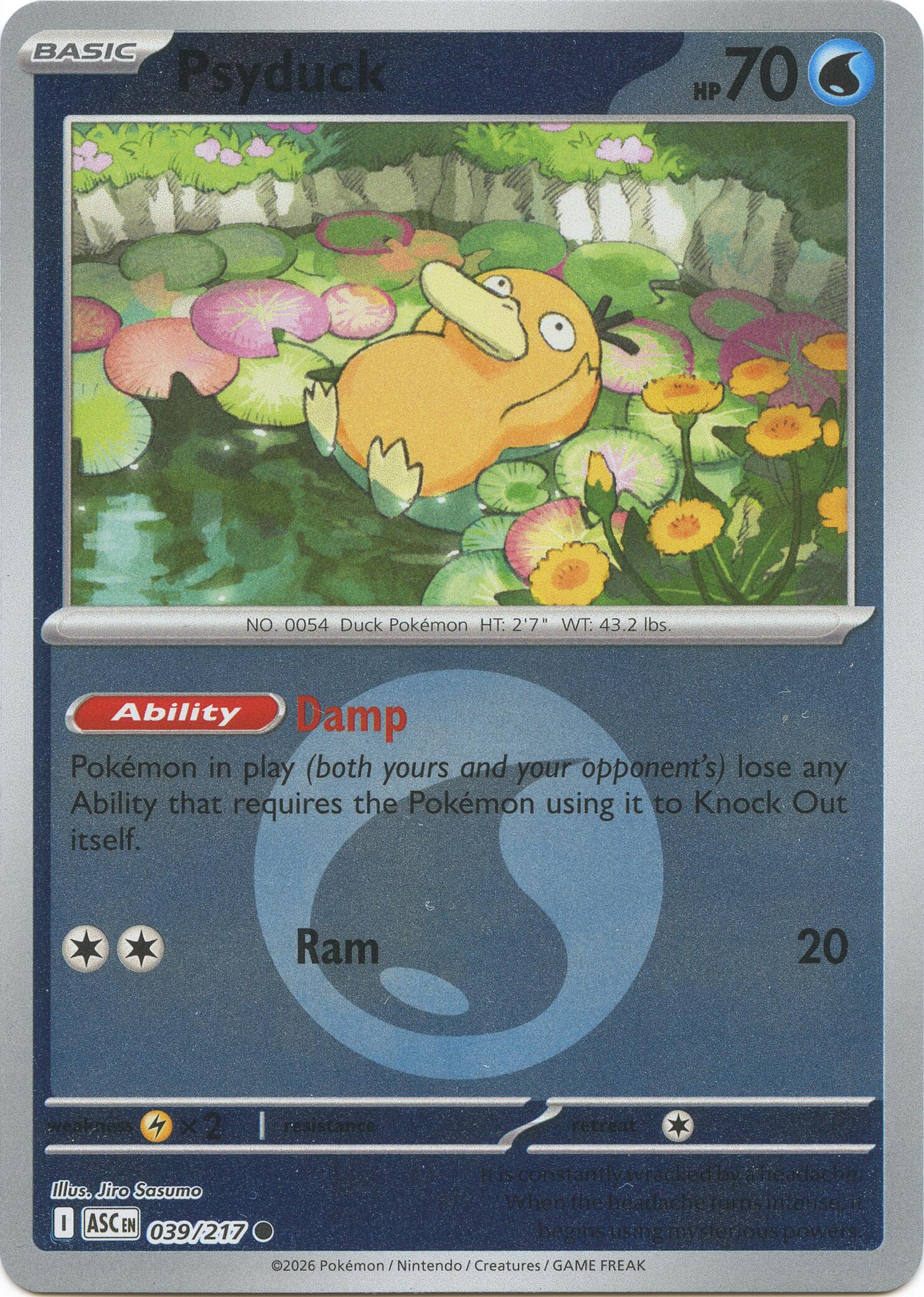 Psyduck (039/217) (Energy Symbol Pattern) [Mega Evolution: Ascended Heroes] | Cracking-Singles