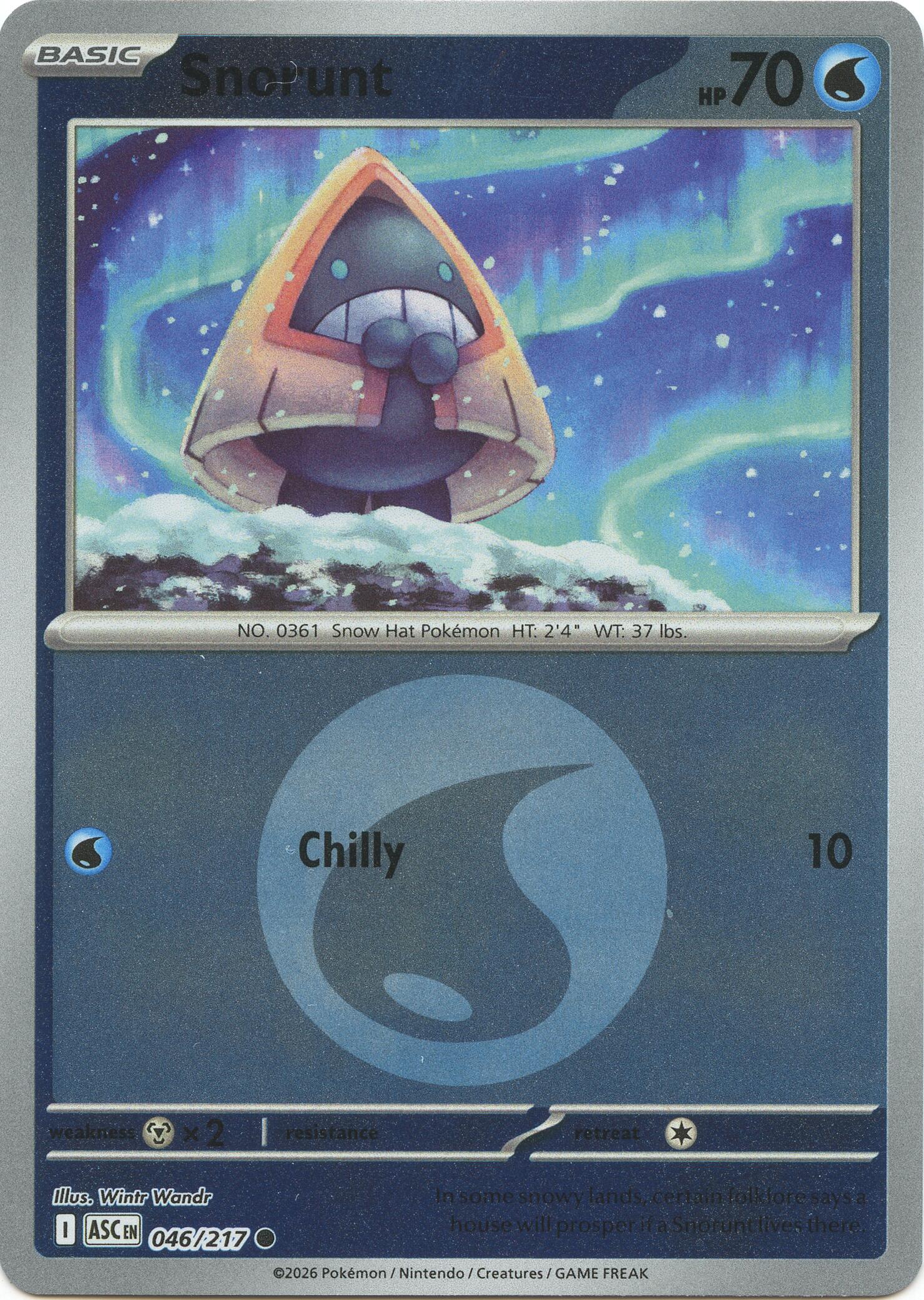 Snorunt (046/217) (Energy Symbol Pattern) [Mega Evolution: Ascended Heroes] | Cracking-Singles