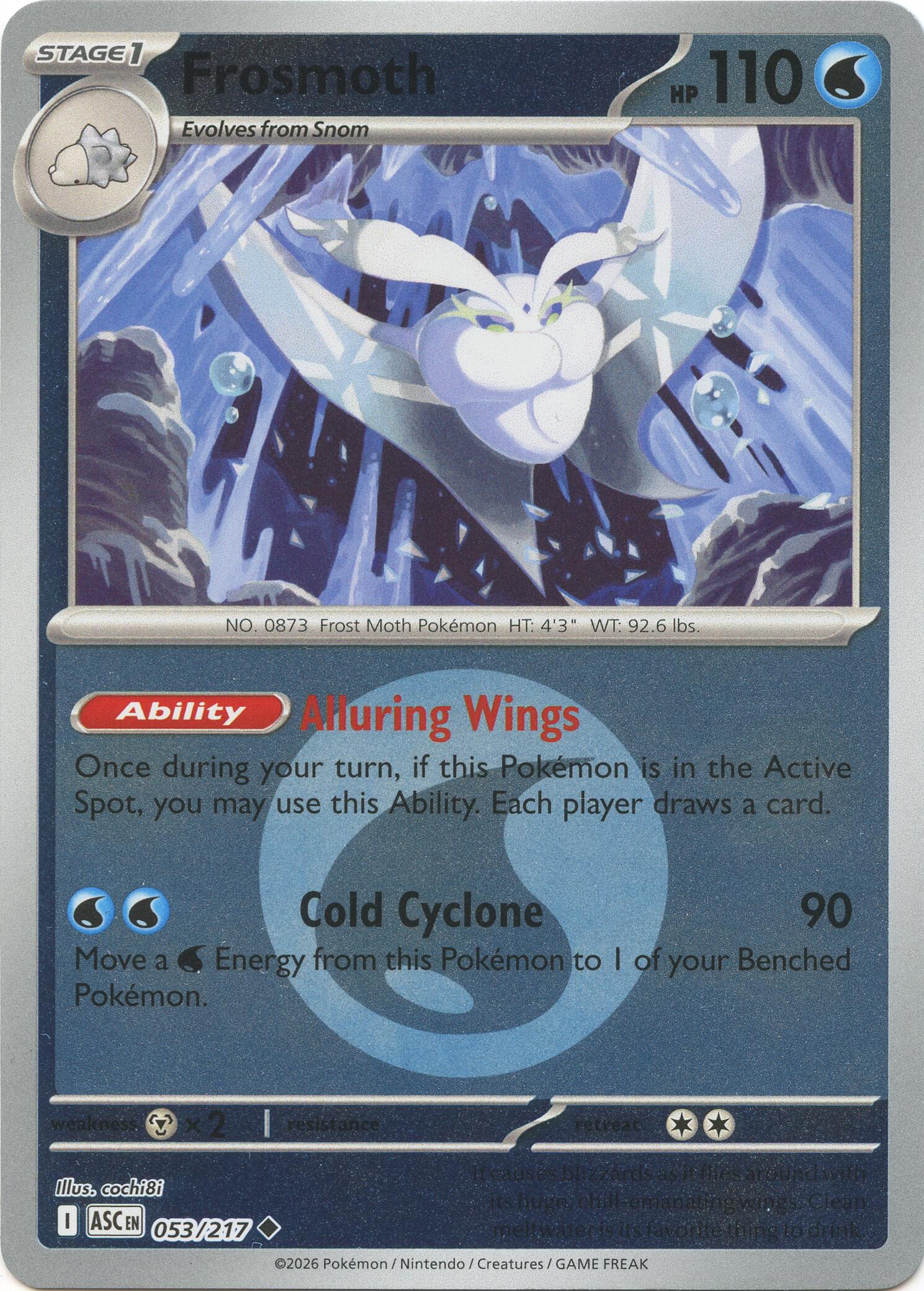 Frosmoth (053/217) (Energy Symbol Pattern) [Mega Evolution: Ascended Heroes] | Cracking-Singles