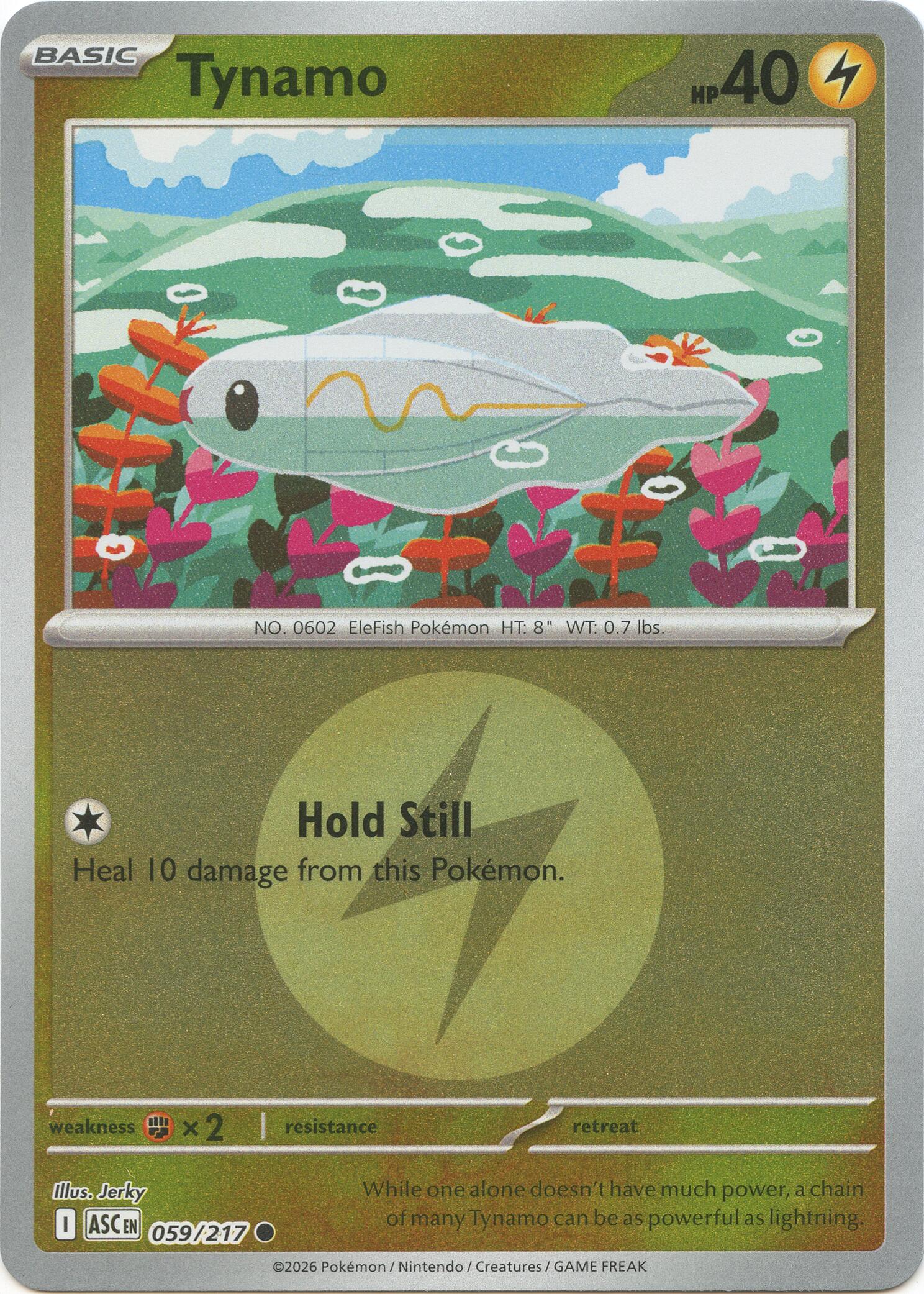 Tynamo (059/217) (Energy Symbol Pattern) [Mega Evolution: Ascended Heroes] | Cracking-Singles